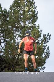 25.09.2021, Font-Romeu, France (FRA): Julia Simon (FRA) - Biathlon training, Font-Romeu (FRA). www.nordicfocus.com. © Leo Authamayou/NordicFocus. Every downloaded picture is fee-liable.