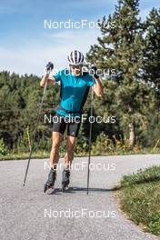 22.09.2021, Font-Romeu, France (FRA): Emilien Jacquelin (FRA) - Biathlon training, Font-Romeu (FRA). www.nordicfocus.com. © Leo Authamayou/NordicFocus. Every downloaded picture is fee-liable.