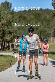 22.09.2021, Font-Romeu, France (FRA): Quentin Fillon Maillet (FRA) - Biathlon training, Font-Romeu (FRA). www.nordicfocus.com. © Leo Authamayou/NordicFocus. Every downloaded picture is fee-liable.