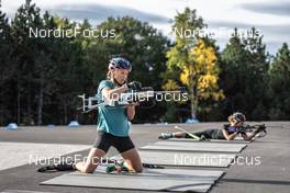 23.09.2021, Font-Romeu, France (FRA): Anais Chevalier-Bouchet (FRA) - Biathlon training, Font-Romeu (FRA). www.nordicfocus.com. © Leo Authamayou/NordicFocus. Every downloaded picture is fee-liable.