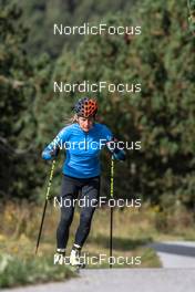 21.09.2021, Font-Romeu, France (FRA): Justine Braisaz-Bouchet (FRA) - Biathlon training, Font-Romeu (FRA). www.nordicfocus.com. © Leo Authamayou/NordicFocus. Every downloaded picture is fee-liable.