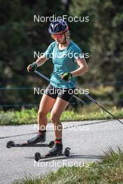 23.09.2021, Font-Romeu, France (FRA): Chloe Chevalier (FRA) - Biathlon training, Font-Romeu (FRA). www.nordicfocus.com. © Leo Authamayou/NordicFocus. Every downloaded picture is fee-liable.