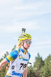 12.09.2021, Font-Romeu, France (FRA): Mona Brorsson (SWE) - Biathlon training, Font-Romeu (FRA). www.nordicfocus.com. © Authamayou/NordicFocus. Every downloaded picture is fee-liable.