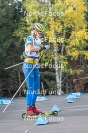 15.09.2021, Font-Romeu, France (FRA): Stina Nilsson (SWE) - Biathlon training, Font-Romeu (FRA). www.nordicfocus.com. © Authamayou/NordicFocus. Every downloaded picture is fee-liable.