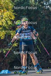 12.09.2021, Font-Romeu, France (FRA): Jesper Nelin (SWE) - Biathlon training, Font-Romeu (FRA). www.nordicfocus.com. © Authamayou/NordicFocus. Every downloaded picture is fee-liable.