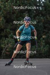28.09.2021, Font-Romeu, France (FRA): Anais Chevalier-Bouchet (FRA) - Biathlon training, Font-Romeu (FRA). www.nordicfocus.com. © Leo Authamayou/NordicFocus. Every downloaded picture is fee-liable.