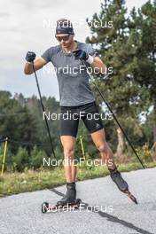 28.09.2021, Font-Romeu, France (FRA): Emilien Jacquelin (FRA) - Biathlon training, Font-Romeu (FRA). www.nordicfocus.com. © Leo Authamayou/NordicFocus. Every downloaded picture is fee-liable.