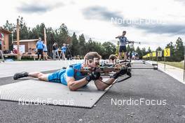 23.09.2021, Font-Romeu, France (FRA): Antonin Guigonnat (FRA) - Biathlon training, Font-Romeu (FRA). www.nordicfocus.com. © Leo Authamayou/NordicFocus. Every downloaded picture is fee-liable.