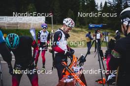 12.10.2021, Lavaze, Italy (ITA): Sturla Holm Laegreid (NOR) - Biathlon training, Lavaze (ITA). www.nordicfocus.com. © Modica/NordicFocus. Every downloaded picture is fee-liable.