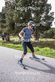 21.09.2021, Font-Romeu, France (FRA): Julia Simon (FRA) - Biathlon training, Font-Romeu (FRA). www.nordicfocus.com. © Leo Authamayou/NordicFocus. Every downloaded picture is fee-liable.