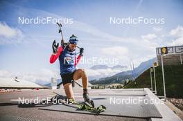 01.10.2021, Lavaze, Italy (ITA): Lisa Vittozzi (ITA) - Biathlon training, Lavaze (ITA). www.nordicfocus.com. © Modica/NordicFocus. Every downloaded picture is fee-liable.