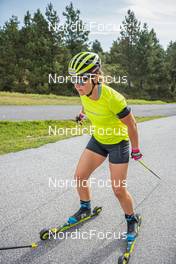 07.09.2021, Font-Romeu, France (FRA): Johanna Skottheim (SWE) - Biathlon training, Font-Romeu (FRA). www.nordicfocus.com. © Authamayou/NordicFocus. Every downloaded picture is fee-liable.