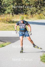 15.09.2021, Font-Romeu, France (FRA): Martin Ponsiluoma (SWE) - Biathlon training, Font-Romeu (FRA). www.nordicfocus.com. © Authamayou/NordicFocus. Every downloaded picture is fee-liable.
