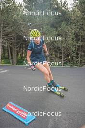 07.09.2021, Font-Romeu, France (FRA): Elvira Oeberg (SWE) - Biathlon training, Font-Romeu (FRA). www.nordicfocus.com. © Authamayou/NordicFocus. Every downloaded picture is fee-liable.