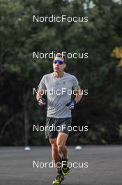 28.09.2021, Font-Romeu, France (FRA): Quentin Fillon Maillet (FRA) - Biathlon training, Font-Romeu (FRA). www.nordicfocus.com. © Leo Authamayou/NordicFocus. Every downloaded picture is fee-liable.