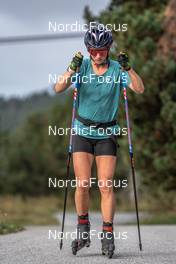 28.09.2021, Font-Romeu, France (FRA): Anais Chevalier-Bouchet (FRA) - Biathlon training, Font-Romeu (FRA). www.nordicfocus.com. © Leo Authamayou/NordicFocus. Every downloaded picture is fee-liable.