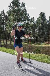 29.09.2021, Font-Romeu, France (FRA): Anais Bescond (FRA) - Biathlon training, Font-Romeu (FRA). www.nordicfocus.com. © Leo Authamayou/NordicFocus. Every downloaded picture is fee-liable.