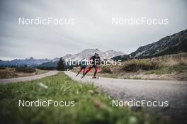 12.10.2021, Lavaze, Italy (ITA): Johannes Dale (NOR), Tarjei Boe (NOR), (l-r) - Biathlon training, Lavaze (ITA). www.nordicfocus.com. © Modica/NordicFocus. Every downloaded picture is fee-liable.