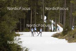 01.11.2021, Davos, Switzerland (SUI): Vanessa Hinz (GER), Maren Hammerschmidt (GER), (l-r) - Biathlon training, snowfarming track, Davos (SUI). www.nordicfocus.com. © Manzoni/NordicFocus. Every downloaded picture is fee-liable.