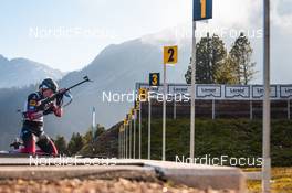 09.10.2021, Lavaze, Italy (ITA): Ida Lien (NOR) - Biathlon training, Lavaze (ITA). www.nordicfocus.com. © Vanzetta/NordicFocus. Every downloaded picture is fee-liable.