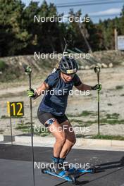 23.09.2021, Font-Romeu, France (FRA): Julia Simon (FRA) - Biathlon training, Font-Romeu (FRA). www.nordicfocus.com. © Leo Authamayou/NordicFocus. Every downloaded picture is fee-liable.