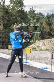 22.09.2021, Font-Romeu, France (FRA): Anais Bescond (FRA) - Biathlon training, Font-Romeu (FRA). www.nordicfocus.com. © Leo Authamayou/NordicFocus. Every downloaded picture is fee-liable.
