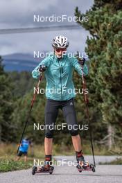21.09.2021, Font-Romeu, France (FRA): Chloe Chevalier (FRA) - Biathlon training, Font-Romeu (FRA). www.nordicfocus.com. © Leo Authamayou/NordicFocus. Every downloaded picture is fee-liable.