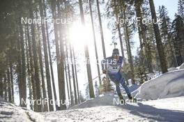 17.02.2021, Pokljuka, Slovenia (SLO): Lukas Hofer (ITA) - IBU World Championships Biathlon, individual men, Pokljuka (SLO). www.nordicfocus.com. © Manzoni/NordicFocus. Every downloaded picture is fee-liable.
