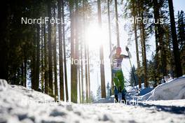 17.02.2021, Pokljuka, Slovenia (SLO): Alex Cisar (SLO) - IBU World Championships Biathlon, individual men, Pokljuka (SLO). www.nordicfocus.com. © Manzoni/NordicFocus. Every downloaded picture is fee-liable.