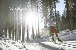17.02.2021, Pokljuka, Slovenia (SLO): Aleksandrs Patrijuks (LAT) - IBU World Championships Biathlon, individual men, Pokljuka (SLO). www.nordicfocus.com. © Manzoni/NordicFocus. Every downloaded picture is fee-liable.