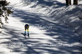 17.02.2021, Pokljuka, Slovenia (SLO): Jesper Nelin (SWE) - IBU World Championships Biathlon, individual men, Pokljuka (SLO). www.nordicfocus.com. © Manzoni/NordicFocus. Every downloaded picture is fee-liable.