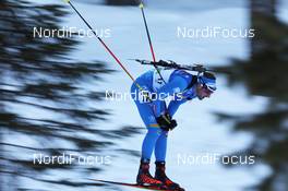 17.02.2021, Pokljuka, Slovenia (SLO): Dominik Windisch (ITA) - IBU World Championships Biathlon, individual men, Pokljuka (SLO). www.nordicfocus.com. © Manzoni/NordicFocus. Every downloaded picture is fee-liable.