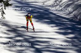 17.02.2021, Pokljuka, Slovenia (SLO): Florent Claude (BEL) - IBU World Championships Biathlon, individual men, Pokljuka (SLO). www.nordicfocus.com. © Manzoni/NordicFocus. Every downloaded picture is fee-liable.