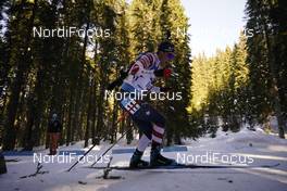 17.02.2021, Pokljuka, Slovenia (SLO): Jake Brown (USA) - IBU World Championships Biathlon, individual men, Pokljuka (SLO). www.nordicfocus.com. © Thibaut/NordicFocus. Every downloaded picture is fee-liable.