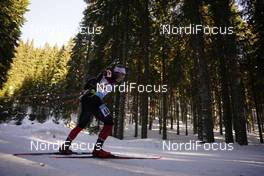 17.02.2021, Pokljuka, Slovenia (SLO): Scott Gow (CAN) - IBU World Championships Biathlon, individual men, Pokljuka (SLO). www.nordicfocus.com. © Thibaut/NordicFocus. Every downloaded picture is fee-liable.