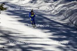 17.02.2021, Pokljuka, Slovenia (SLO): Mihail Usov (MDA) - IBU World Championships Biathlon, individual men, Pokljuka (SLO). www.nordicfocus.com. © Manzoni/NordicFocus. Every downloaded picture is fee-liable.