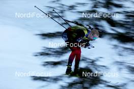 17.02.2021, Pokljuka, Slovenia (SLO): Johannes Thingnes Boe (NOR) - IBU World Championships Biathlon, individual men, Pokljuka (SLO). www.nordicfocus.com. © Manzoni/NordicFocus. Every downloaded picture is fee-liable.