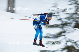 17.02.2021, Pokljuka, Slovenia (SLO): Serafin Wiestner (SUI) - IBU World Championships Biathlon, individual men, Pokljuka (SLO). www.nordicfocus.com. © Manzoni/NordicFocus. Every downloaded picture is fee-liable.
