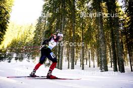 17.02.2021, Pokljuka, Slovenia (SLO): Scott Gow (CAN) - IBU World Championships Biathlon, individual men, Pokljuka (SLO). www.nordicfocus.com. © Thibaut/NordicFocus. Every downloaded picture is fee-liable.