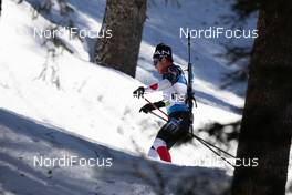 17.02.2021, Pokljuka, Slovenia (SLO): Kosuke Ozaki (JPN) - IBU World Championships Biathlon, individual men, Pokljuka (SLO). www.nordicfocus.com. © Manzoni/NordicFocus. Every downloaded picture is fee-liable.