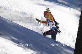 17.02.2021, Pokljuka, Slovenia (SLO): Johannes Kuehn (GER) - IBU World Championships Biathlon, individual men, Pokljuka (SLO). www.nordicfocus.com. © Manzoni/NordicFocus. Every downloaded picture is fee-liable.