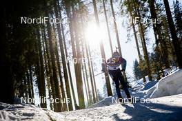 17.02.2021, Pokljuka, Slovenia (SLO): Mihail Usov (MDA) - IBU World Championships Biathlon, individual men, Pokljuka (SLO). www.nordicfocus.com. © Manzoni/NordicFocus. Every downloaded picture is fee-liable.