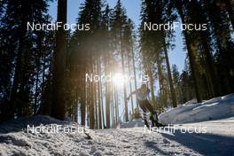 17.02.2021, Pokljuka, Slovenia (SLO): Leif Nordgren (USA) - IBU World Championships Biathlon, individual men, Pokljuka (SLO). www.nordicfocus.com. © Manzoni/NordicFocus. Every downloaded picture is fee-liable.