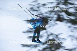 17.02.2021, Pokljuka, Slovenia (SLO): Simon Desthieux (FRA) - IBU World Championships Biathlon, individual men, Pokljuka (SLO). www.nordicfocus.com. © Manzoni/NordicFocus. Every downloaded picture is fee-liable.