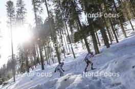 17.02.2021, Pokljuka, Slovenia (SLO): Vladimir Iliev (BUL), Michal Krcmar (CZE), (l-r) - IBU World Championships Biathlon, individual men, Pokljuka (SLO). www.nordicfocus.com. © Manzoni/NordicFocus. Every downloaded picture is fee-liable.