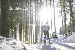 17.02.2021, Pokljuka, Slovenia (SLO): Rene Zahkna (EST) - IBU World Championships Biathlon, individual men, Pokljuka (SLO). www.nordicfocus.com. © Manzoni/NordicFocus. Every downloaded picture is fee-liable.