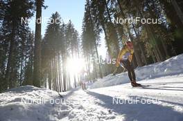 17.02.2021, Pokljuka, Slovenia (SLO): Roman Rees (GER) - IBU World Championships Biathlon, individual men, Pokljuka (SLO). www.nordicfocus.com. © Manzoni/NordicFocus. Every downloaded picture is fee-liable.