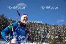 16.02.2021, Pokljuka, Slovenia (SLO): Suvi Minkkinen (FIN) - IBU World Championships Biathlon, individual women, Pokljuka (SLO). www.nordicfocus.com. © Manzoni/NordicFocus. Every downloaded picture is fee-liable.