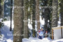 16.02.2021, Pokljuka, Slovenia (SLO): Clare Egan (USA) - IBU World Championships Biathlon, individual women, Pokljuka (SLO). www.nordicfocus.com. © Thibaut/NordicFocus. Every downloaded picture is fee-liable.