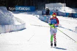 16.02.2021, Pokljuka, Slovenia (SLO): Nika Blazenic (CRO) - IBU World Championships Biathlon, individual women, Pokljuka (SLO). www.nordicfocus.com. © Manzoni/NordicFocus. Every downloaded picture is fee-liable.